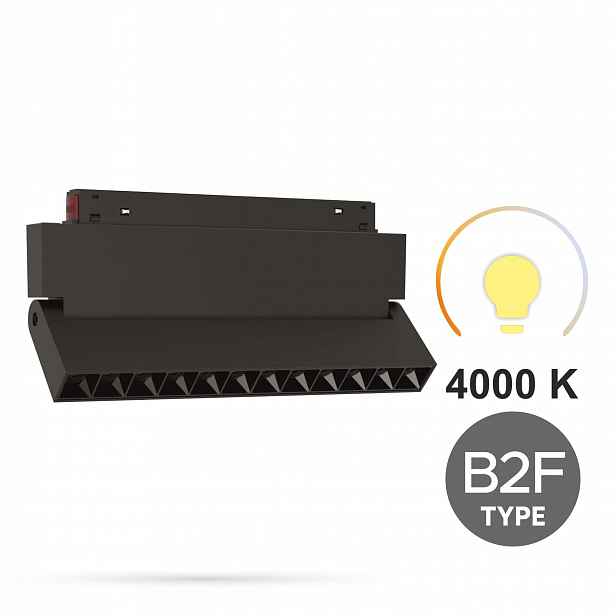 Lineární Led reflektor Regul. 12W 4000K Neutrální Typ B2F Smart Track 48VDC