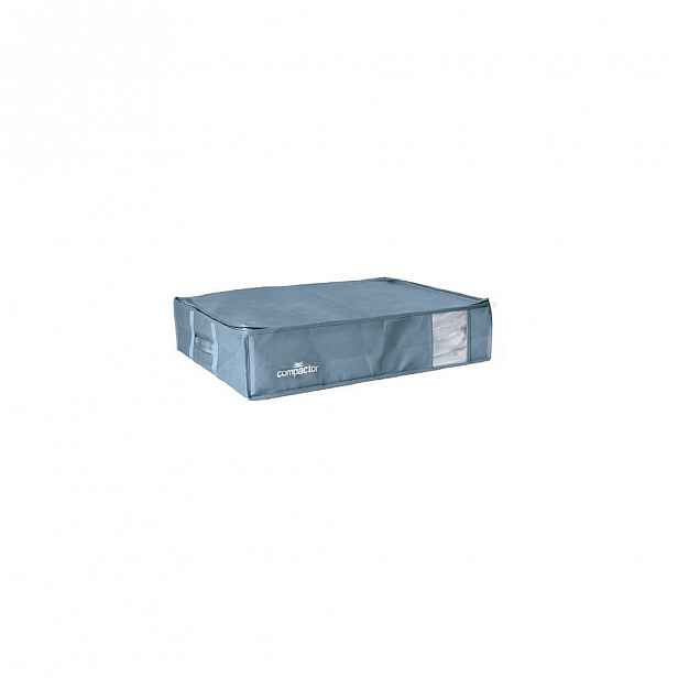 Modrý úložný box na oblečení pod postel Compactor XXL Blue Edition 3D Vacuum Bag, 145 l