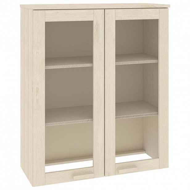 vidaXL Nástavec na komodu HAMAR medově hnědý 85 x 35 x 100 cm borovice