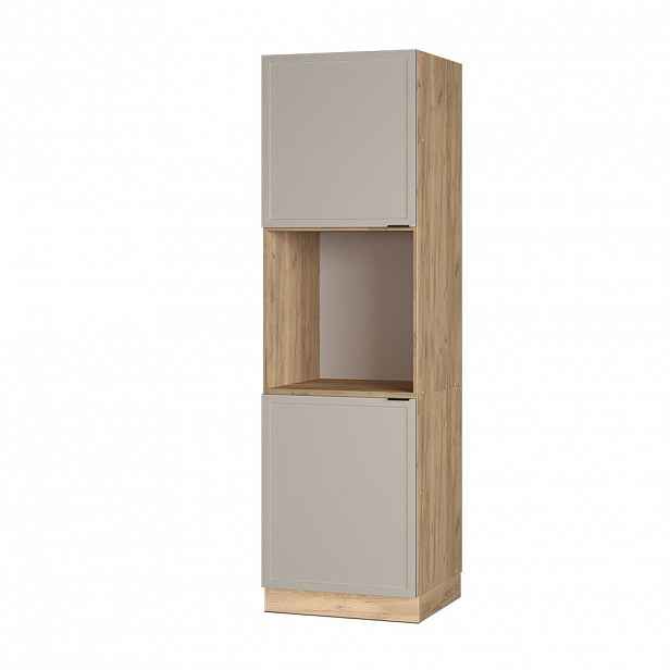 Vicco SKŘÍŇKA NA VESTAVĚNOU TROUBU Fame-Line GreyBeige 60 cm otevřený
