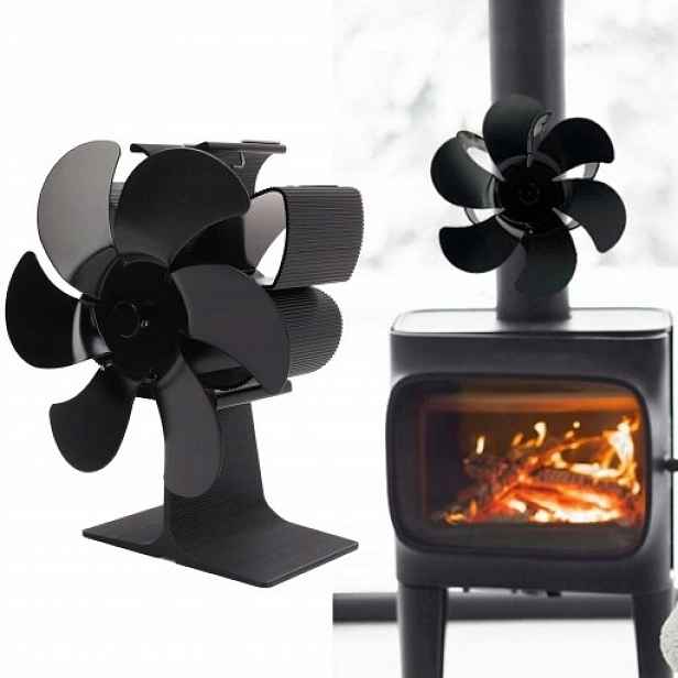 Krbový Ventilátor Termoelektrický Větráček Napájený Teplem Turbína