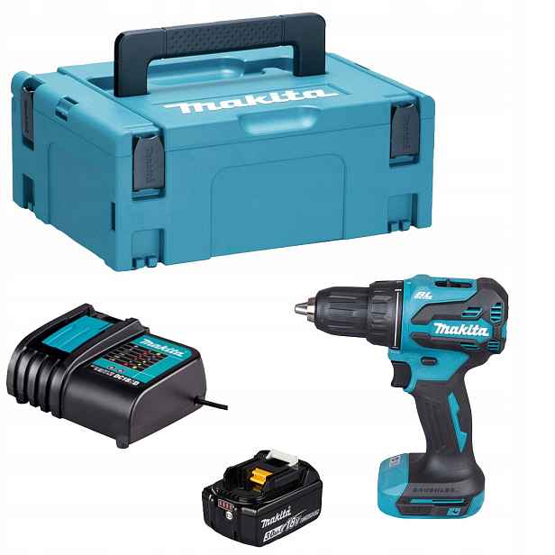 Aku Vrtačka Makita DDF490SF1J 18V 1x3Ah 65Nm Bl Xpt kufr