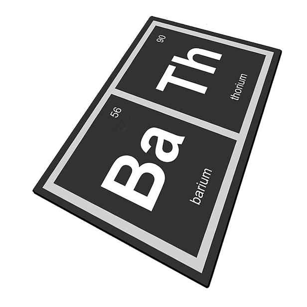 Černá koupelnová předložka 70x120 cm Barium – Foutastic