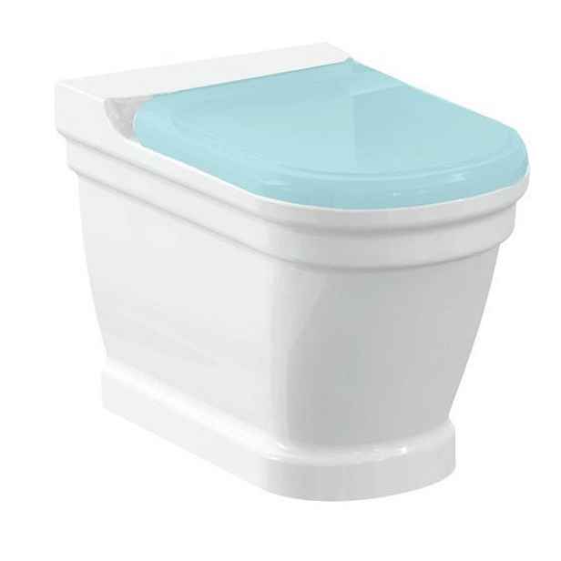 Creavit ANTIK WC mísa kombi, spodní/zadní odpad, 37x63cm, bílá