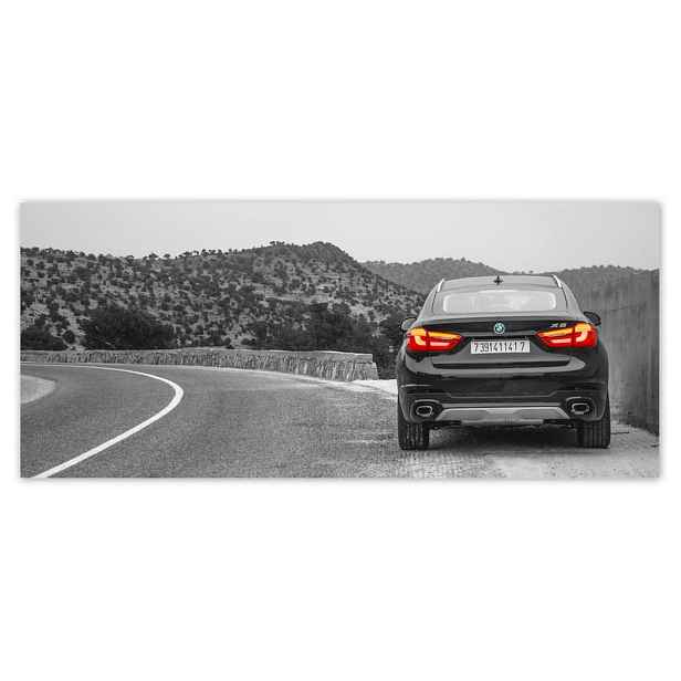 Fototapety 211x91 Bmw černé X6