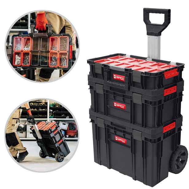 Pojízdná Skříňka Na Nářadí 3v1 Qbrick System Two Vozík Organizér