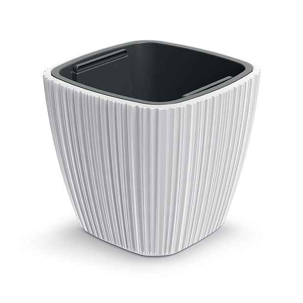Prosperplast Plastový květináč OROS LITTLE bílý, varianta 39 cm