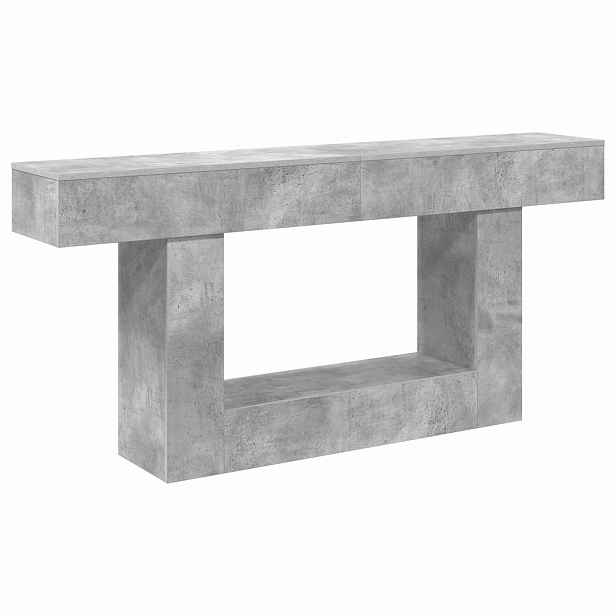vidaXL Betonově Šedá 160 x 30 x 74 cm