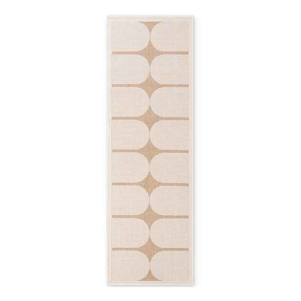 Vnitřní a venkovní běhoun v béžové a slonovinové barvě 80x250 cm Duet Bowen – NORTHRUGS