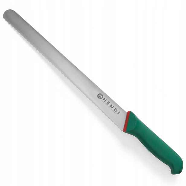 Nůž na chléb a pečivo zoubkovaný Green Line, délka 415 mm Hendi 843895