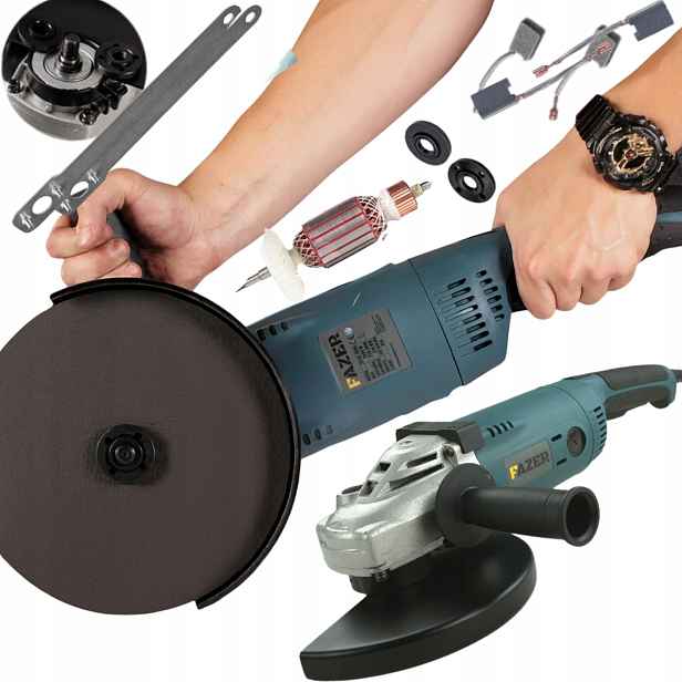 Úhlová Bruska 230 MM Bruska Gumička Diax Velký Pomalý Start 3200 W