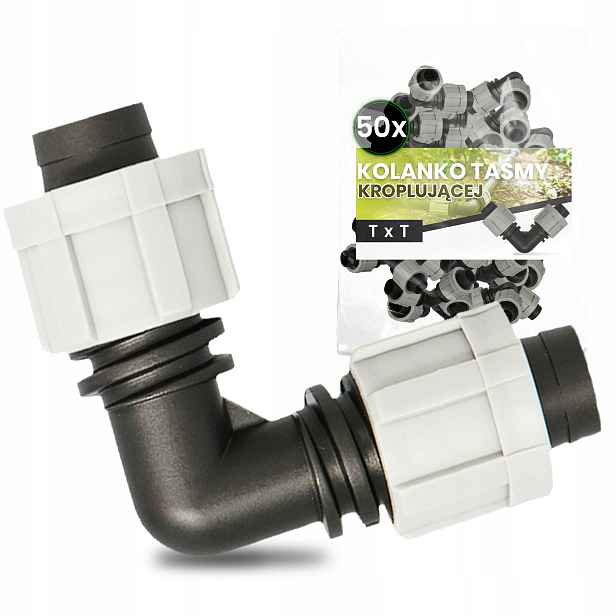 50 x Koleno Kapací Pásky 16 mm Koleno Spojka Hadice Vody Cr-t