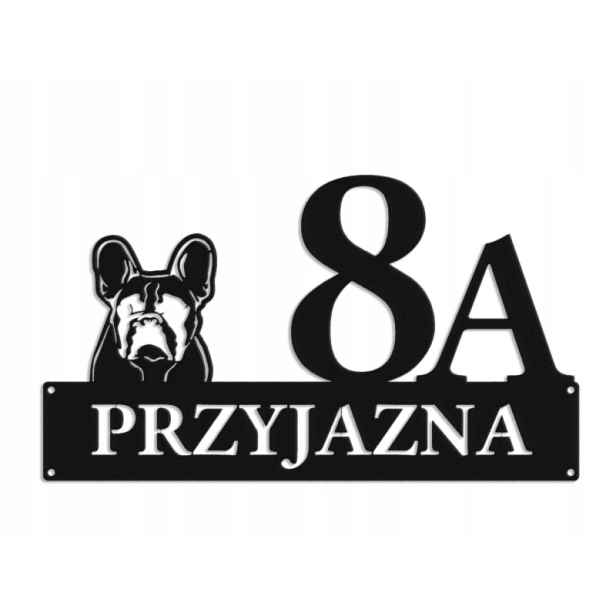 Číslo Na Dům 60 cm Tabule Adresa Ocel 2 mm Grafika 5785
