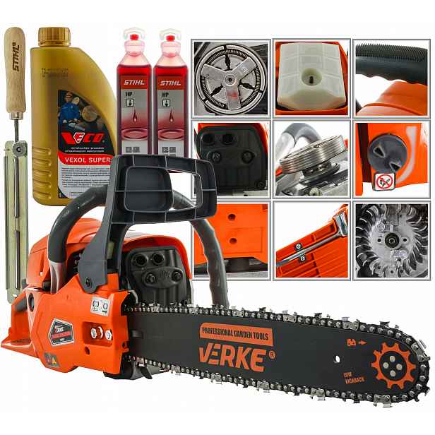 Řetězová pila Verke 4,35 W 4,35 Hp