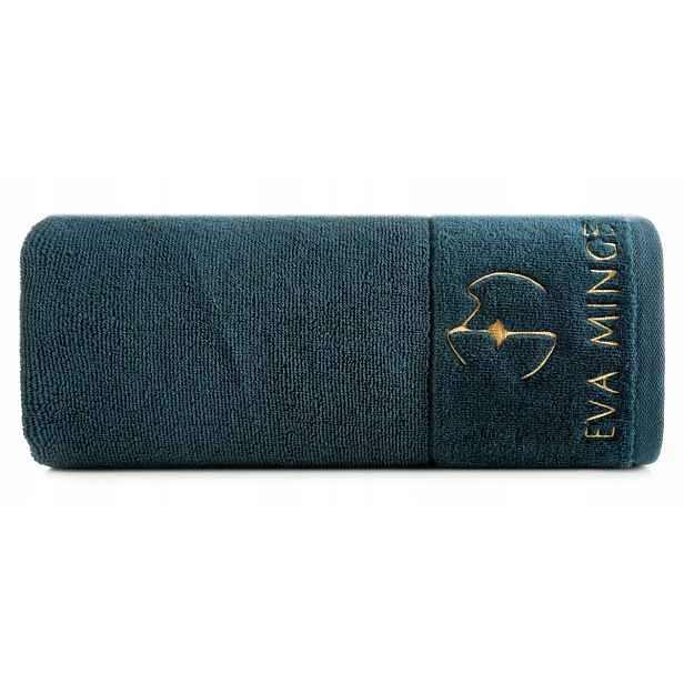 Ručník 70x140 Gaja od Eva Minge Tmavě zelený Premium 550 g/m²