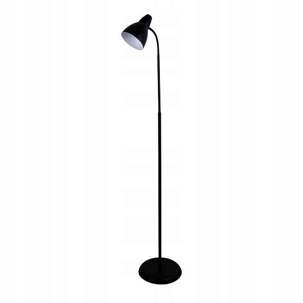 Černá Minimalistická Stojací Lampa 130 CM 1 X E27 3537 Tk Lighting