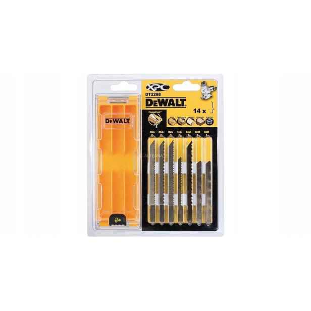 Dewalt Pilový List Pro Přímočarou Pilu MIX 14ks Dřevo/laminát/pcv DT2298-QZ