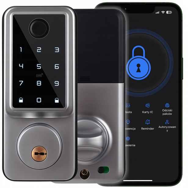 Elektronický Zámek Vložka Do Dveří Na Kód Šifra Otisk Prstu Ttlock Rfid