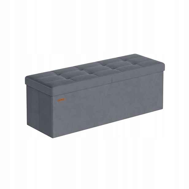 Lavička S Úložným Prostorem 76x38x38 CM Čalouněná Taburet S Úložným Prostorem Sedák