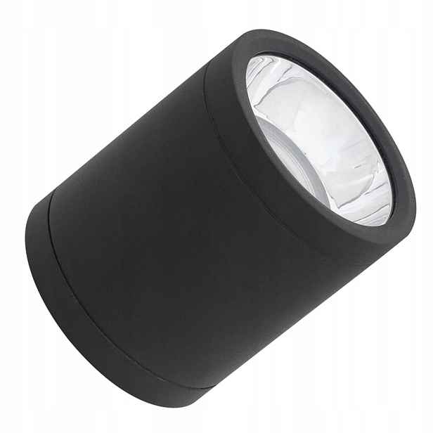Nástěnná lampa Stropní Svítidlo Tuba Venkovní lampa 15W 1650lm 4000K IP65 Černá