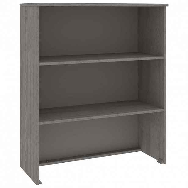 vidaXL Nástavec na komodu HAMAR světle šedý 85 x 35 x 100 cm borovice