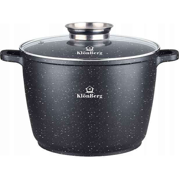 Vysoký Hrnec Mramorový kotlík 4 l 20 cm Klonberg Premium