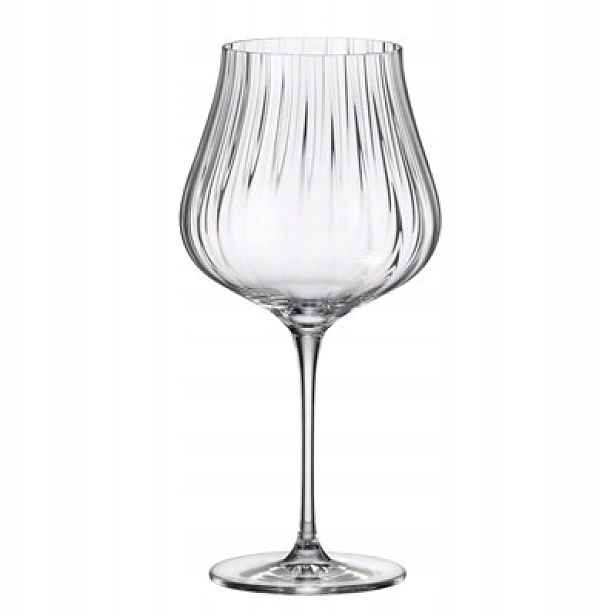 Bohemia Limosa Optic Sklenička 740ML Víno Kpl 6 Ks