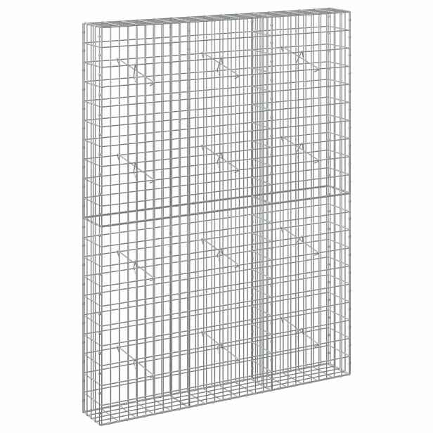 vidaXL Gabion s drátem 5 mm a síťkou 5x10 cm 150x20x200 cm