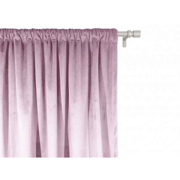 Závěs do dětského pokoje VELVET Zvolte barvu: Růžová, Zvolte rozměr: 140 x 240 cm (šířka x výška)