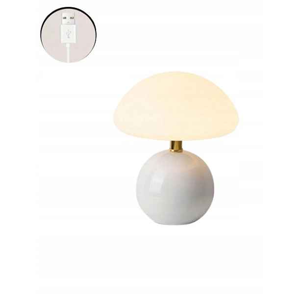 Shein Bílá Stolní Lampa D86 S07__20X22