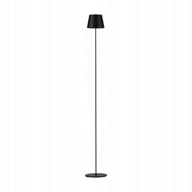 V-tac Podlahová lampa 4W Led černá IP54 dobíjecí VT-7544 3000K 300lm