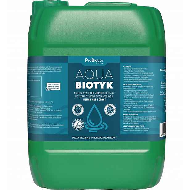 Aquabiotikum bakterie pro čištění jezírka, jezer a rybníků 10 L