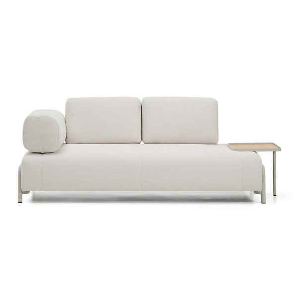 Béžová žinylková modulární pohovka 220 cm Compo – Kave Home