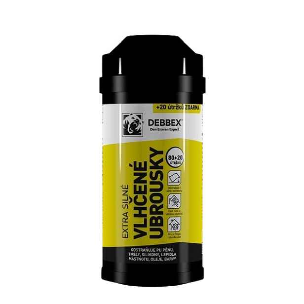 Extra silné vlhčené ubrousky - Kus Den Braven