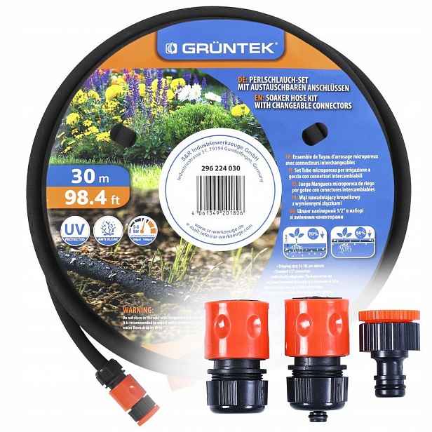 Hadice kapací 30 m 1/2" Gruntek S&r