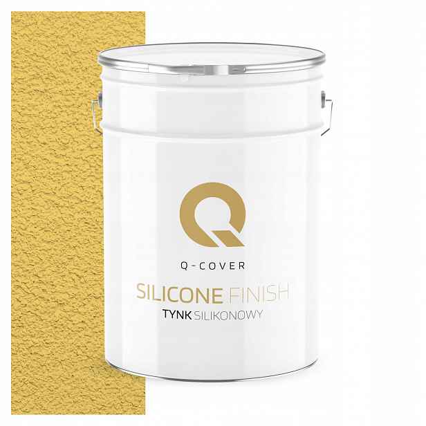 Silikonová Fasádní Omítka Žlutá Citronová F624 15KG Granulace 2.0mm