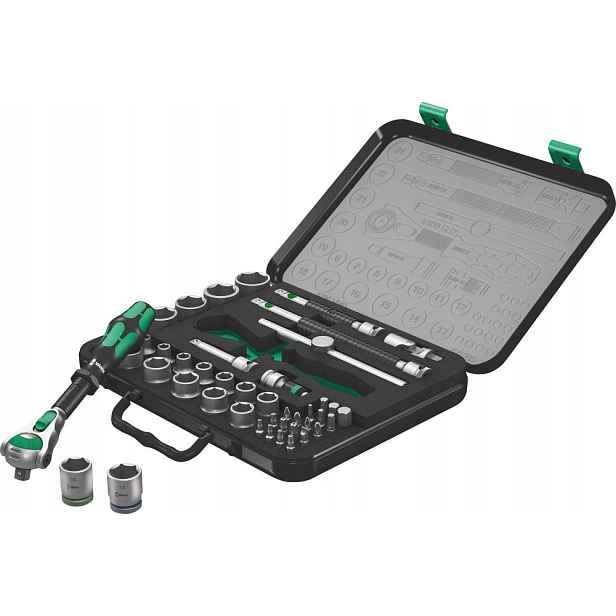 Sada vyměnitelných nástavců Zyklop Speed 3/8", Wera (4240640310)