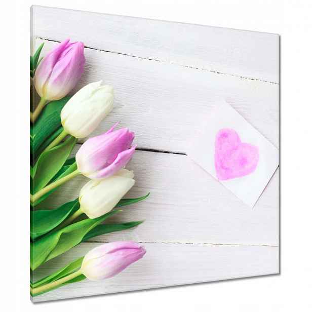 Obrazy 90x90 Jemné tulipány