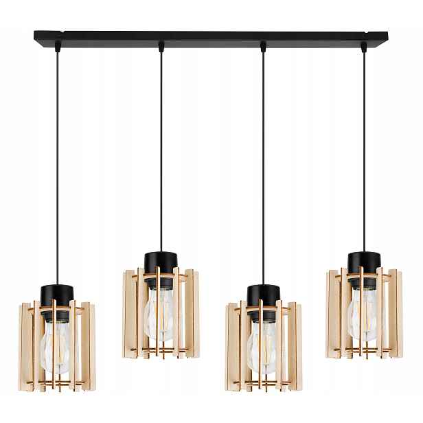 Závěsná Lampa Stropní Lustr Dřevěná Moderní Boho Do Jídelny