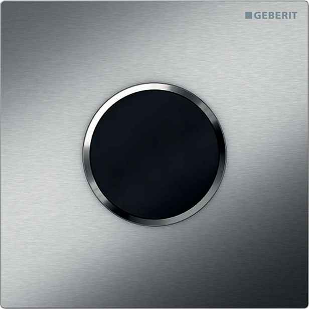 Geberit - Elektronické ovládání splachování pisoárů typ 10, bateriové napájení, kartáčovaná nerez ocel 116.035.SN.1