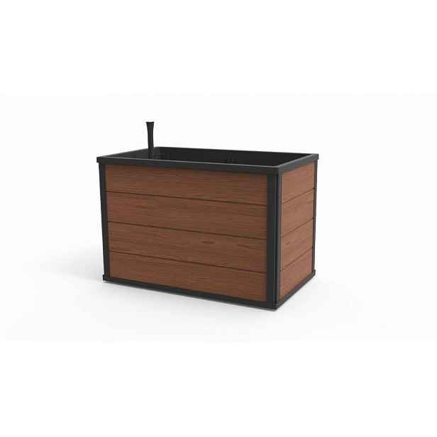 KETER Květináč Maple Mobile Urban Garden Bed 88L, hnědý