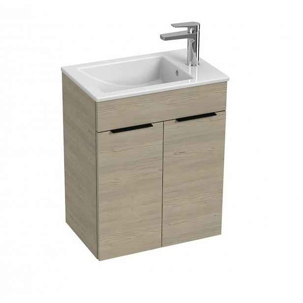 Koupelnová skříňka s umyvadlem Jika Cube 50x43x62,2 cm jasan H4536411765141