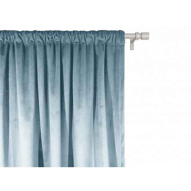 Závěs do dětského pokoje VELVET Zvolte barvu: Modrá, Zvolte rozměr: 140 x 280 cm (šířka x výška)