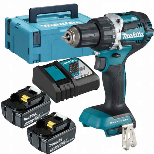 Aku Vrtačka 3-RYCHLOSTNÍ 18V 2x5.0Ah Makita DDF451RTJ