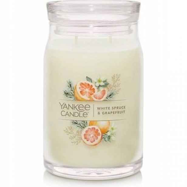 Yankee Candle Svíčka Signature White Spruce & Grapefruit 368,0 g