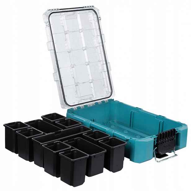 Organizér Makita MakTrak P-91045 střední hluboký 18,4 l 22,7 kg 11 nádob