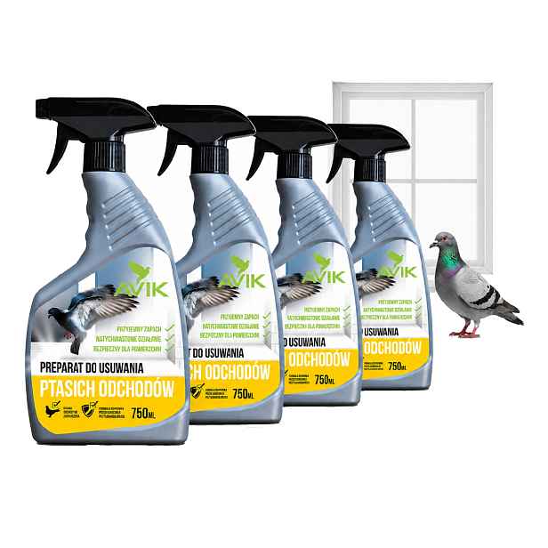 Přípravek Na Odstraňování Ptačího Trusu Avik 750 ML, Citrusový
