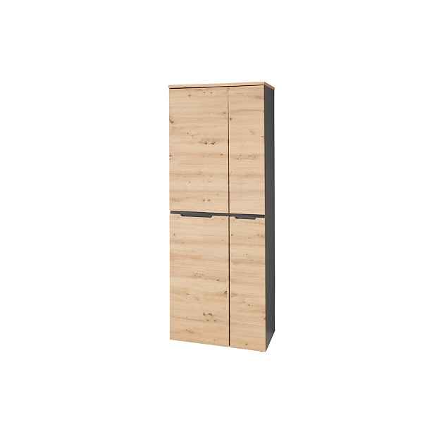 Szynaka Kancelářská knihovna Brego 01 75 cm grafit/dub Artisan