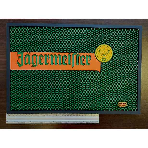 Jagermeister Barová Podložka Odkapávač Guma Jelen Lovec Unikát Zelená