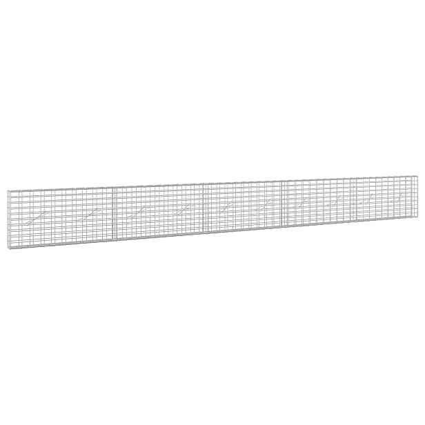 vidaXL Gabion s drátem 5 mm a síťkou 5x10 cm 500x10x50 cm
